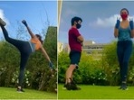 Need workout motivation? Watch Kiara Advani nail a Spinning Back High Kick(Instagram/@kiaraaliaadvani) Need workout motivation? Watch Kiara Advani nail a Spinning Back High Kick(Instagram/@kiaraaliaadvani)