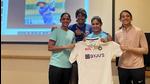 Indian women cricketers Harmanpreet Kaur, Jhulan Goswami, Mithali Raj and Smriti Mandhana (L-R) at the unveiling of the team's new Test kit ahead of England Test. (PTI) Indian women cricketers Harmanpreet Kaur, Jhulan Goswami, Mithali Raj and Smriti Mandhana (L-R) at the unveiling of the team's new Test kit ahead of England Test. (PTI)