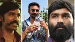 (From left to right) Dhanush in Jagame Thandhiram, Maari and Vada Chennai. (From left to right) Dhanush in Jagame Thandhiram, Maari and Vada Chennai.