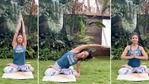 Shilpa Shetty, who is quite active on Instagram with her yoga videos, has been in news over a controversy involving her husband Raj Kundra and his ex-wife Kavita. Shilpa Shetty, who is quite active on Instagram with her yoga videos, has been in news over a controversy involving her husband Raj Kundra and his ex-wife Kavita.