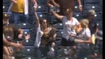 The image is a screengrab of the moments showing Lexy Whitmore holding the ball at the MBL match.(Twitter/@Padres) The image is a screengrab of the moments showing Lexy Whitmore holding the ball at the MBL match.(Twitter/@Padres)
