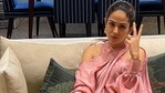 Mira Rajput wears <span class='webrupee'>₹</span>6k top as a dress in new work-from-home pics, we relate(Instagram/@mira.kapoor) Mira Rajput wears <span class='webrupee'>₹</span>6k top as a dress in new work-from-home pics, we relate(Instagram/@mira.kapoor)