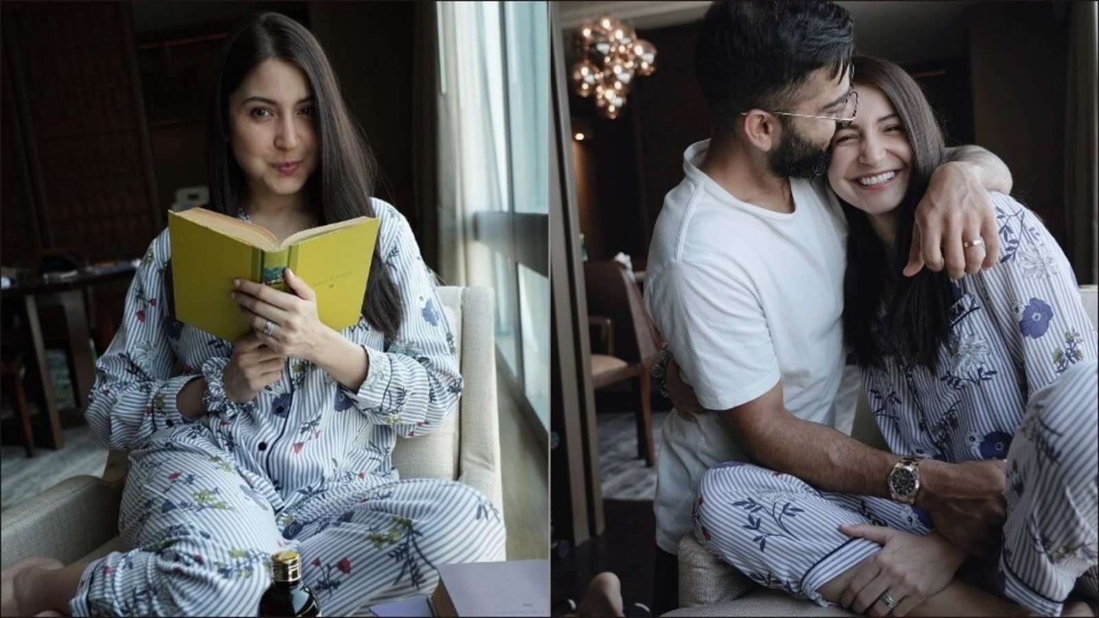 Staying in this weekend? Anushka Sharma's striped + floral pyjama