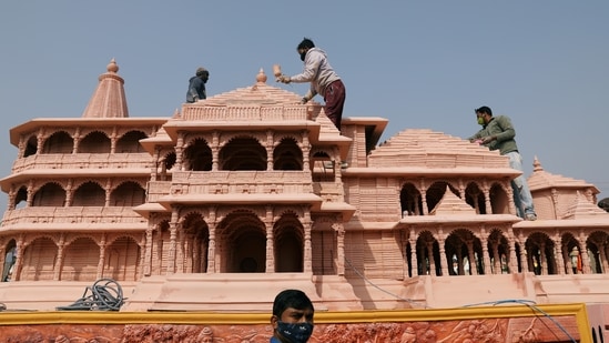 Shri Ram Janmbhoomi Teerth Kshetra Trust has been entrusted with the task of Ram temple construction in Ayodhya. (REUTERS file photo)