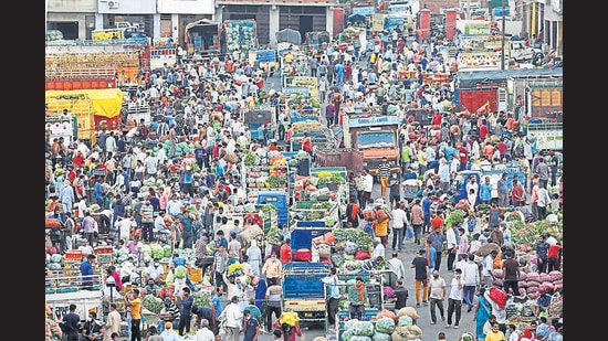 The second coronavirus wave had peaked in May, with a record 5,443 cases reported on May 7 and record 73 deaths reported on May 17. (PTI) The second coronavirus wave had peaked in May, with a record 5,443 cases reported on May 7 and record 73 deaths reported on May 17. (PTI)