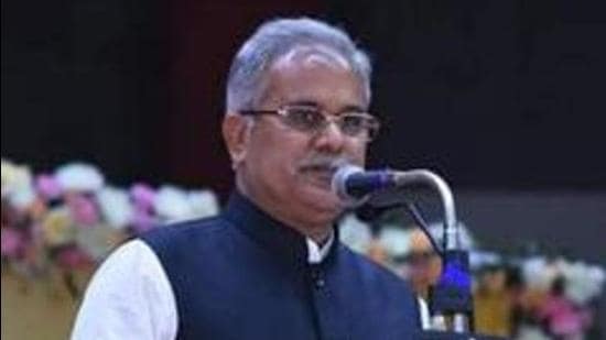 Chhattisgarh chief minister Bhupesh Baghel. (HT file)