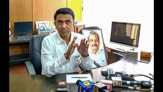 File photo: Goa chief minister Pramod Sawant. (PTI) File photo: Goa chief minister Pramod Sawant. (PTI)