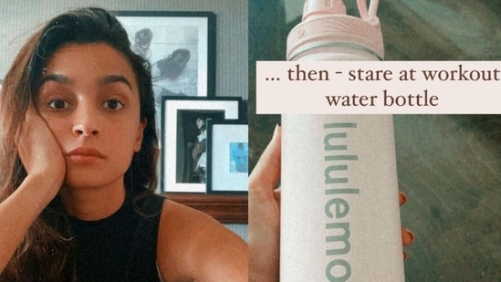 Alia Bhatt hilariously sums up how she motivates herself to get into workout mode.