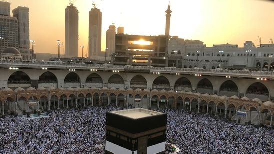 Haj India Committee has cancelled all Haj applications for this year. Muslim pilgrims circle the Kaaba and pray at the Grand mosque ahead of annual Haj pilgrimage in the holy city of Mecca, Saudi Arabia, in this file photo from 2018. (Reuters) Haj India Committee has cancelled all Haj applications for this year. Muslim pilgrims circle the Kaaba and pray at the Grand mosque ahead of annual Haj pilgrimage in the holy city of Mecca, Saudi Arabia, in this file photo from 2018. (Reuters)
