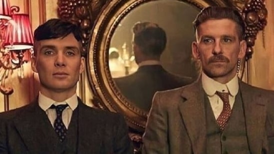 Paul Anderson with Cillian Murphy in a still from Peaky Blinders.