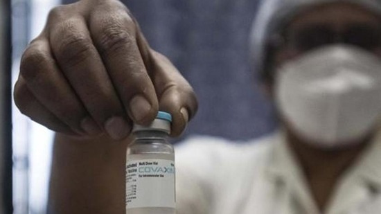 A health worker shows Bharat Biotech’s Covaxin. (HT File Photo) A health worker shows Bharat Biotech’s Covaxin. (HT File Photo)