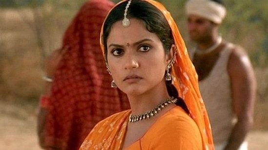 Gracy Singh in a still from Lagaan.