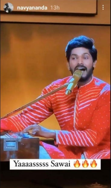 Indian Idol 12 contestant Sawai Bhatt performing.