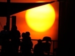 A NASA video showed the eruption and talked about how solar outbursts can impact astronauts in space and technology on Earth.(AP)
