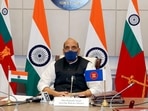 Rajnath Singh’s comments during a virtual address at the 8th ASEAN Defence Ministers Meeting Plus came at a time when Beijing’s aggressive posturing in the resource-rich waters of South China Sea has attracted global attention. (ANI Photo) Rajnath Singh’s comments during a virtual address at the 8th ASEAN Defence Ministers Meeting Plus came at a time when Beijing’s aggressive posturing in the resource-rich waters of South China Sea has attracted global attention. (ANI Photo)