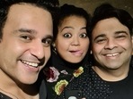 Krushna Abhishek shared a picture with his The Kapil Sharma Show co-stars Bharti Singh and Kiku Sharda but later deleted it. Krushna Abhishek shared a picture with his The Kapil Sharma Show co-stars Bharti Singh and Kiku Sharda but later deleted it.