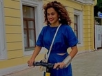 Taapsee Pannu adds boho vibes to <span class='webrupee'>₹</span>10k crop top and harem pants on Moscow trip(Instagram/@taapsee) Taapsee Pannu adds boho vibes to <span class='webrupee'>₹</span>10k crop top and harem pants on Moscow trip(Instagram/@taapsee)
