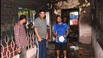 The minister and his family were at home when the fire started at their official resident in Patna. HT Photo The minister and his family were at home when the fire started at their official resident in Patna. HT Photo