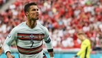 Portugal's Cristiano Ronaldo celebrates after scoring his second team goal during the Euro 2020 group F match against Hungary.(AP) Portugal's Cristiano Ronaldo celebrates after scoring his second team goal during the Euro 2020 group F match against Hungary.(AP)