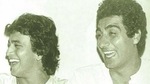 Mithun Chakraborty and Raj Babbar share a light moment in this throwback picture. Mithun Chakraborty and Raj Babbar share a light moment in this throwback picture.