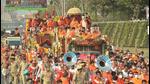 Niranjani Akadha on way for Shahi Snan at this year’s Mahakumbh in Haridwar. (HT file) Niranjani Akadha on way for Shahi Snan at this year’s Mahakumbh in Haridwar. (HT file)