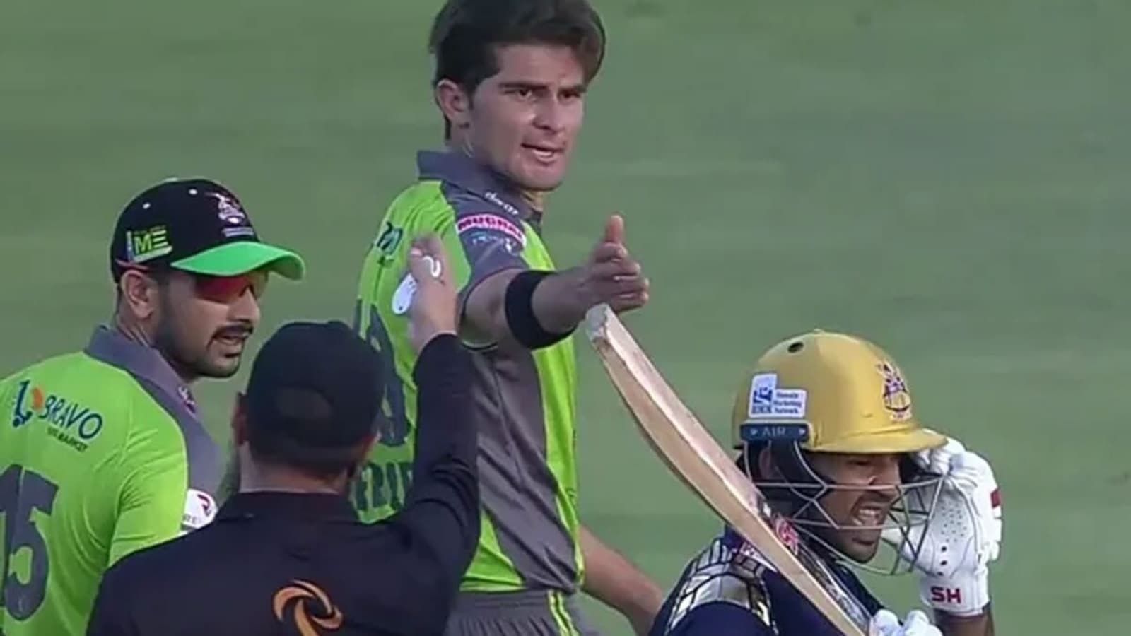 Shaheen Afridi involved in heated exchange with his former captain Sarfaraz Ahmed during PSL tie Watch video Cricket