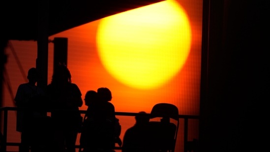 A NASA video showed the eruption and talked about how solar outbursts can impact astronauts in space and technology on Earth.(AP) A NASA video showed the eruption and talked about how solar outbursts can impact astronauts in space and technology on Earth.(AP)