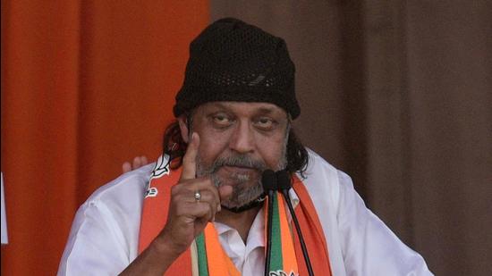 BJP leader Mithun Chakraborty. (HT archive) BJP leader Mithun Chakraborty. (HT archive)