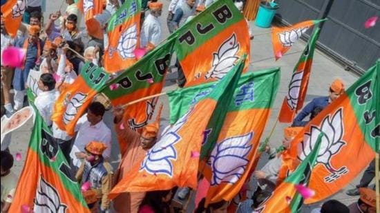 The BJP has only recently concluded consultations for the zila panchayat chairpersons’ elections in Uttar Pradesh. (Picture for representation only). (PTI FILE PHOTO) The BJP has only recently concluded consultations for the zila panchayat chairpersons’ elections in Uttar Pradesh. (Picture for representation only). (PTI FILE PHOTO)