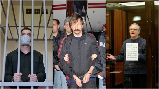 From Left to Right: Trevor Reed, Viktor Bout, and Paul Whelan (Reuters) From Left to Right: Trevor Reed, Viktor Bout, and Paul Whelan (Reuters)
