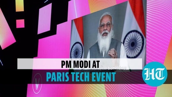 PM Modi delivered keynote speech at 5th edition of VivaTech in Paris (Twitter) PM Modi delivered keynote speech at 5th edition of VivaTech in Paris (Twitter)