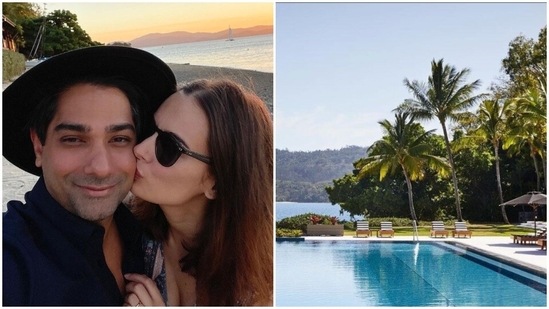 Evelyn Sharma has shared pictures from her honeymoon with Tushaan Bhindi.