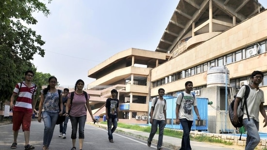 The institute runs Transportation Research and Injury Prevention Programme (TRIPP) since 2002 as an interdisciplinary programme. (Saumya Khandelwal/HT File Photo)