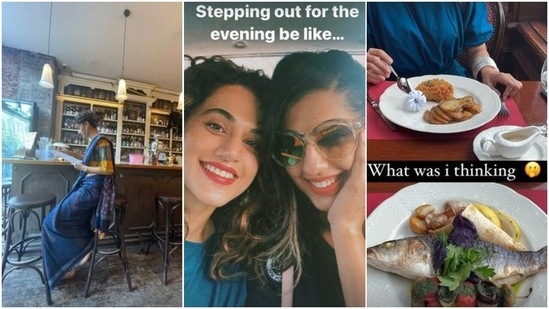 Taapsee Pannu is holidaying in Russia with her sister Shagun Pannu.