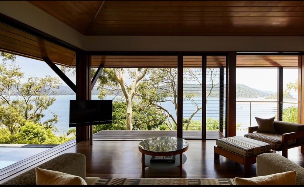 A seating area at the resort.