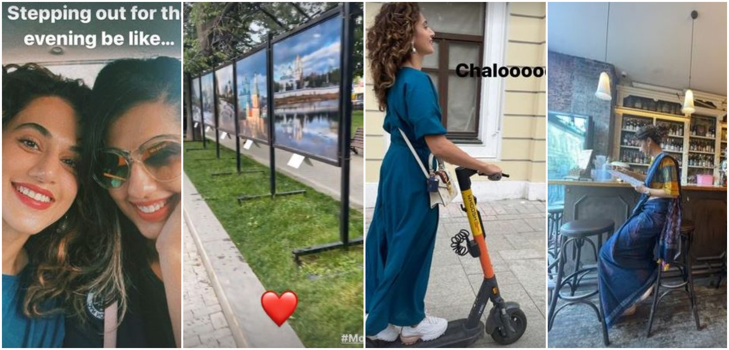 Taapsee Pannu's pictures from Russia.