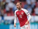 Denmark's Christian Eriksen during the match.