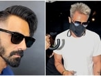 Arjun Rampal was spotted with hair dyed a bright platinum blonde. (right picture by Yogen Shah) Arjun Rampal was spotted with hair dyed a bright platinum blonde. (right picture by Yogen Shah)