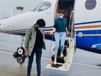 Nayanthara along with her filmmaker boyfriend Vignesh Shivn. Nayanthara along with her filmmaker boyfriend Vignesh Shivn.