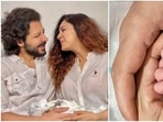 Neeti Mohan and Nihaar Pandya have shared the first pictures of their newborn son Aryaveer.