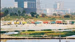 Sand mining at the bank of the Yamuna. (Representational image/HT Archive) Sand mining at the bank of the Yamuna. (Representational image/HT Archive)