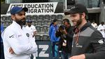 New Zealand captain Kane Williamson (R) talks to India captain Virat Kohli. (AFP) New Zealand captain Kane Williamson (R) talks to India captain Virat Kohli. (AFP)