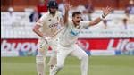 Tim Southee (in pic), Trent Boult, Kyle Jamieson and Neil Wagner (Matt Henry played in the second Test against England) collectively produced 1.64 degrees of swing against England. (AFP) Tim Southee (in pic), Trent Boult, Kyle Jamieson and Neil Wagner (Matt Henry played in the second Test against England) collectively produced 1.64 degrees of swing against England. (AFP)