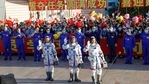 China launched Nie Haisheng, Liu Boming and Tang Hongbo into orbit aboard the spacecraft Shenzhou-12. (Reuters Photo) China launched Nie Haisheng, Liu Boming and Tang Hongbo into orbit aboard the spacecraft Shenzhou-12. (Reuters Photo)