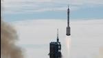 The Long March-2F Y12 rocket, carrying the Shenzhou-12 spacecraft and three astronauts, takes off from Jiuquan Satellite Launch Center for China's first manned mission to build its space station, near Jiuquan, Gansu province, China , on Thursday. (REUTERS) The Long March-2F Y12 rocket, carrying the Shenzhou-12 spacecraft and three astronauts, takes off from Jiuquan Satellite Launch Center for China's first manned mission to build its space station, near Jiuquan, Gansu province, China , on Thursday. (REUTERS)