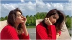 Raashi Khanna posed for pictures in the sunshine. Raashi Khanna posed for pictures in the sunshine.