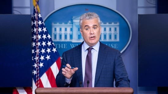 Jeff Zients, the White House's Covid-19 response czar, speaks during a press briefing at the White House. (AFP / file) Jeff Zients, the White House's Covid-19 response czar, speaks during a press briefing at the White House. (AFP / file)