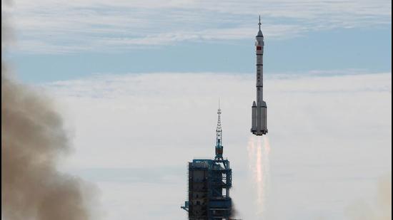 China’s crewed spacecraft Shenzhou-12 docks with under-construction ...