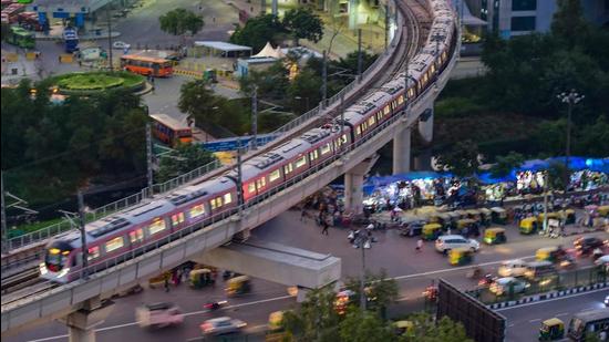 The first and the last metro train services between Brigadiar Hoshiar Singh (Bahadurgarh) and Inderlok/Kirti Nagar will be regulated from June 18-19 night till September 30, according to the DMRC. (Image used for representation). (PTI PHOTO.) The first and the last metro train services between Brigadiar Hoshiar Singh (Bahadurgarh) and Inderlok/Kirti Nagar will be regulated from June 18-19 night till September 30, according to the DMRC. (Image used for representation). (PTI PHOTO.)
