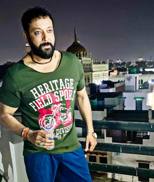 Santosh Shukla on his Lucknow visit (Sourced) Santosh Shukla on his Lucknow visit (Sourced)